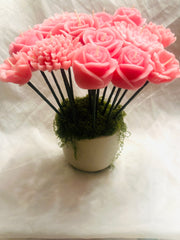 Peonies and Roses
