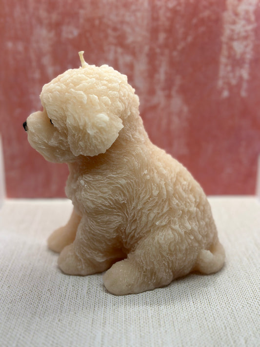 LARGE CUTE DOG CANDLE