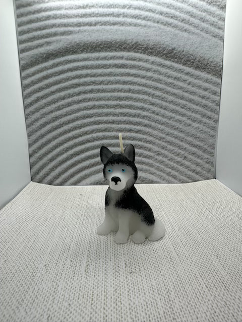 Husky candle dog SMALL