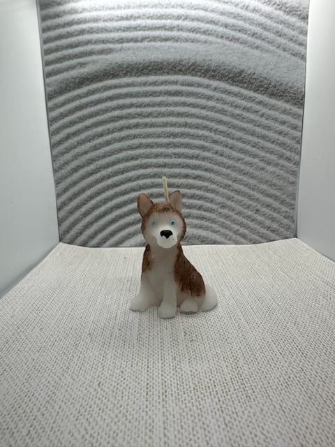 Husky candle dog SMALL