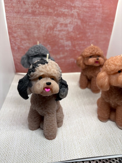Poodle candle dog (medium)