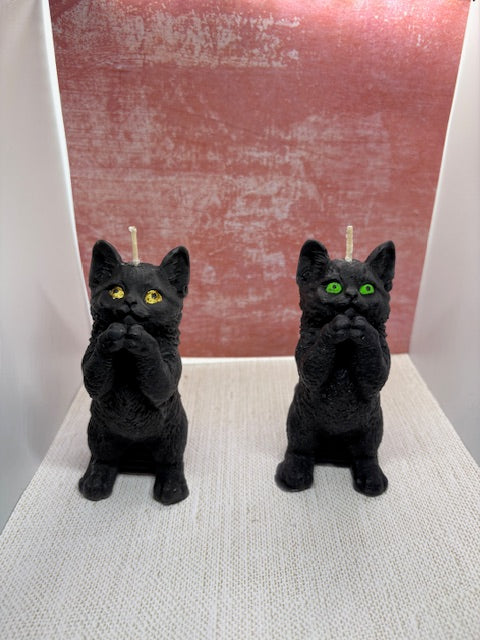 Standing Cat  candle (medium)
