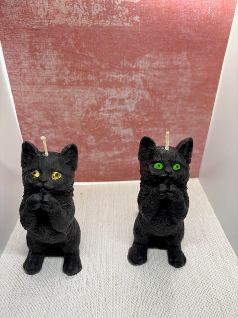 Standing Cat  candle (medium)