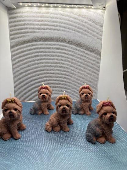 Yorkshire Terrier candle (small)