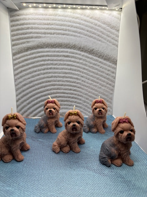 Yorkshire Terrier candle (small)