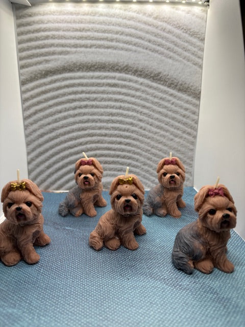 Yorkshire Terrier candle (small)
