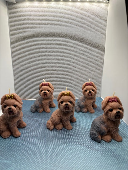 Yorkshire Terrier candle (small)
